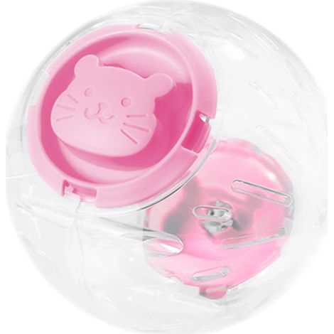 Boule de Course pour Hamster Grande Boule silencieuse Transparente Portable Cage transparente pour hamster et pour cochon d'Inde, gerbille, furet, chinchilla, hérisson, gecko, glider Pour l'exté (1/5)