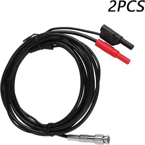 2PCS HT30A Autotestkabel Oszilloskop-Zubehör 3M BNC-auf-Bananenadapterkabel Spezialleitung zum Testen von Signalen zur Unterstützung von Messungen im Automobilbereich (1/3)