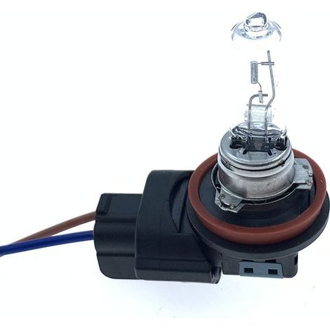 Douille d'ampoule H8/H9 pour voiture, fil de cuivre, support de lampe, support d'ampoule de phare, fiche d'ampoule de voiture - fiche + ampoule