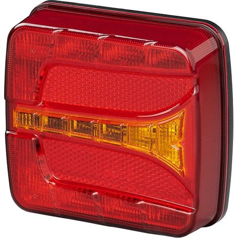 Fanale posteriore 4 funzioni 106 x 99 mm LED destro