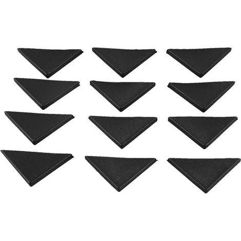 Lot de 12 protections d'angle pour table en verre à trois coins, 10 mm x 75 mm (1/5)
