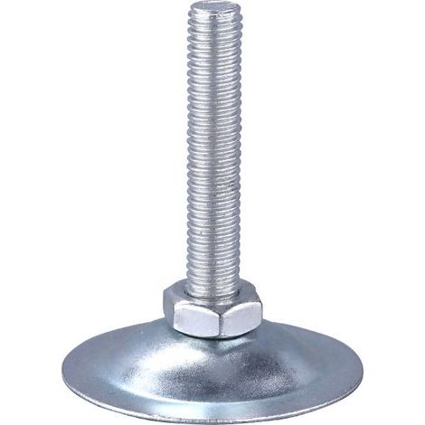 Patas niveladoras para muebles, patas de acero inoxidable ajustables en altura, 4 piezas, tornillos de ajuste de 35 mm. (1/2)