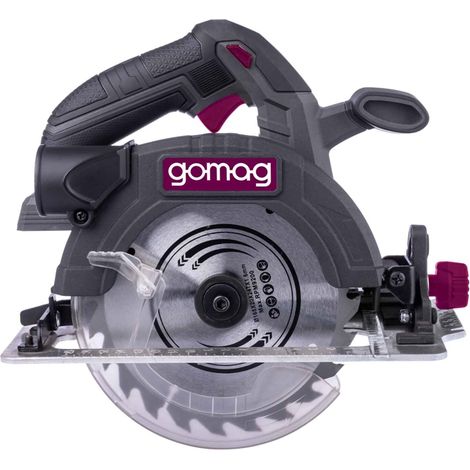 Gomag Akku-Handkreissäge GO-HKS165BL 20V Kreissäge 55mm Schnitthöhe mit LED (1/5)