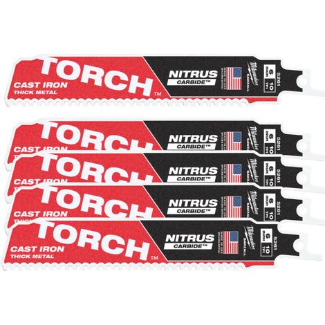 Milwaukee 150 TCT Torch Nitrus hoja de sierra de carburo