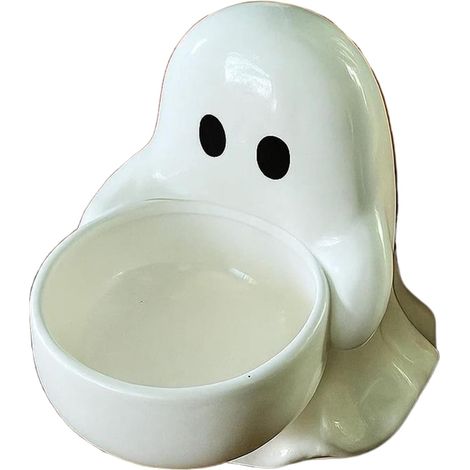 Support pour Bougeoir Halloween Figurine Fantôme Porte-Bougie Décoration de Décorations Halloween pour Intérieur Étagre Cheminée Bureau Chambre Salon Maison de Campagne Fêtes (1/5)
