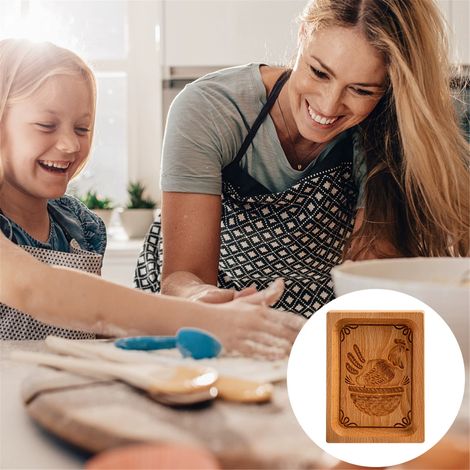 4 emporte‑pièces animaux en bois – Moules à biscuits et pâtisserie – Création de sablés décoratifs pour Noël et goûters (1/3)