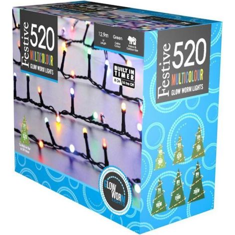 Glow-worm lights - Multicolour - 520 LEDs (P030496)