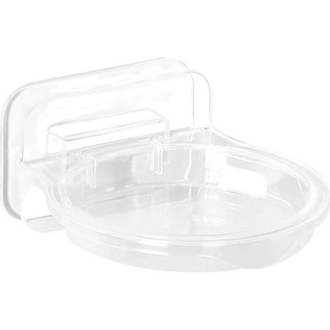 Transparente Kamerahalterung, 10,5 cm Durchmesser, geeignet für Heimüberwachungskameras und zur Wandaufbewahrung im Badezimmer. (1/4)