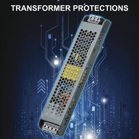 Adaptateur secteur ultra-mince pour ruban LED, transformateur AC190V-240V vers DC 12V 33A 400W, convertisseur à découpage pour usage intérieur. (1/3)