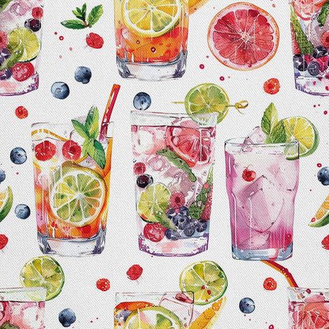 Outdoor-Dekostoffe Oxford - Motiv Cocktail DX8511 (1/5)