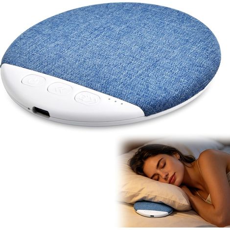 Cushion Speaker Bluetooth, Portable Mini Speaker Under the Pillow, Bone Sound Cushion Speaker with Timer Function, Under Pillow Speaker for Sleeping, Sleep Aid Device (1/5)