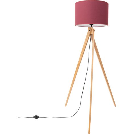 Natt burgunderrote Stehlampe (1/5)