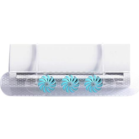 Déflecteur De Climatiseur Protection Contre Les Souffles Directs Déflecteur De Climatisation pour la Maison, l'Appartement, Dortoir, Location, Salle de bain, Cuisine, Hôtel et (1/5)