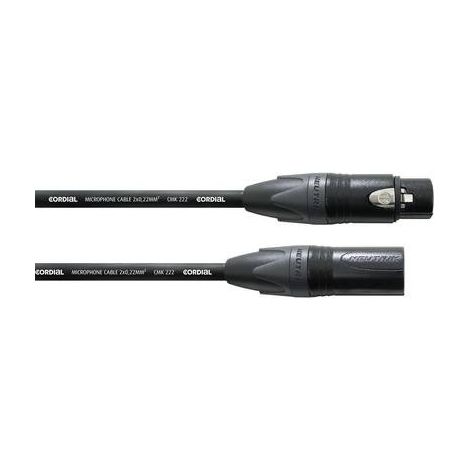 XLR Cavo di collegamento Cordial CPM 7,5 FM [1x Presa XLR - 1x Spina XLR] 7.50 m Nero (1/3)