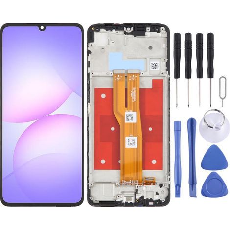 Originales LCD-Display (mit Rahmen) für Samsung Galaxy A07 4G SM-A075F (1/5)
