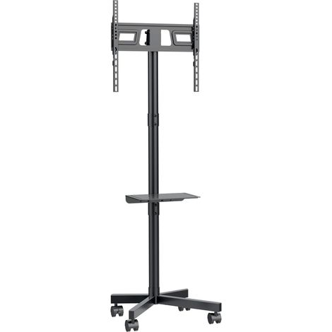 Chariot TV Maclean MC-949. Standard professionnel. 32-55 pouces. Sur roulettes. VESA max. 400 x 400. Charge max. 25 kg. (1/5)