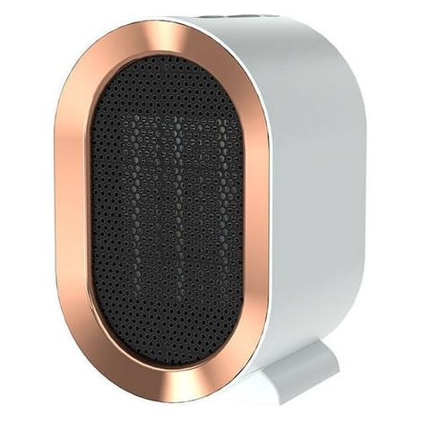 1200W radiateur soufflant ménage bureau silencieux PTC chaleur rapide chauffage chambre sûr et économie d'énergie-Blanc (1/5)