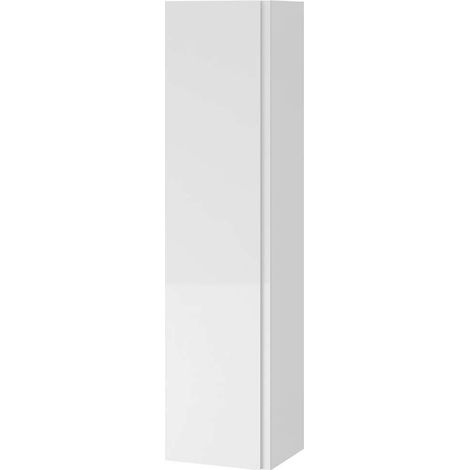 Cersanit Moduo - Hochschrank, 160x40x34 cm, 1 Tür, Scharniere links/rechts, Innenspiegel, weiß S590-020-DSM