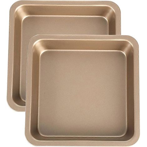 moules carrés antiadhésifs pour gâteaux, pains épais, biscuits et gâteaux à faire soi-même (1/3)