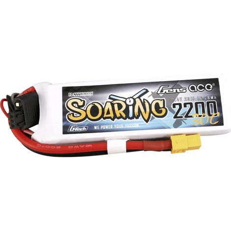 Akumulator Gens Ace G-Tech Soaring 2200mAh 7.4V 30C 2S1P XT60 (1/5)
