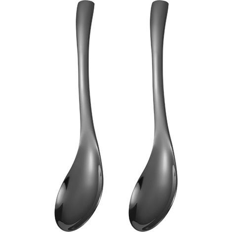 Cuillère À Soupe - En Acier Inoxydable - Pour Enfants - Usage Domestique Et Scolaire - 13,5 X 3,3 Cm - Lot De 6 (1/5)