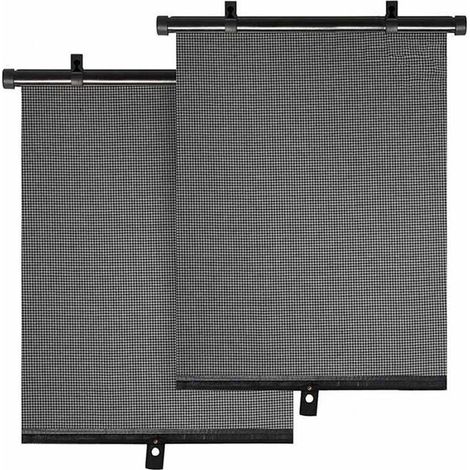 APEX Pare-soleil blanc pour voiture (2 pièces)  Pare-soleil bébé avec protection UV (1/4)