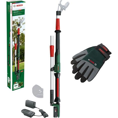 Bosch Advanced Prune 18V-45 Cordless Tree Pruner 18v Cutter Hedge 2.0Ah + Gloves (1/5)