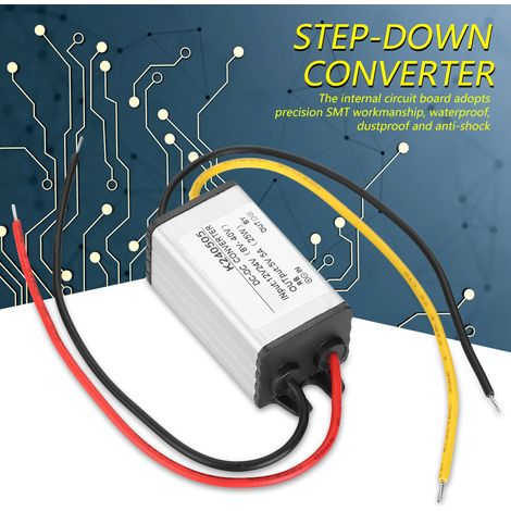 Convertisseur abaisseur DC-DC 12V/24V vers 5V 5A Module d'alimentation régulée (1/5)