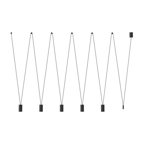 Suspension Nowodvorski More Eye 7825 noire 5xGU10 métal