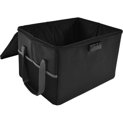 Boîte de rangement ignifuge pliable anti-statique pour documents de bureau et maison avec poignée