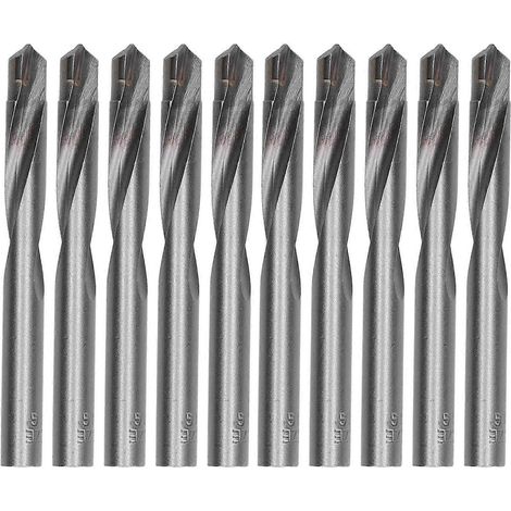 10 Stück Spiralbohrer mit geradem Schaft aus Wolframstahl für Gravur- und Fräsarbeiten, CNC-Fräser, 11 mm
