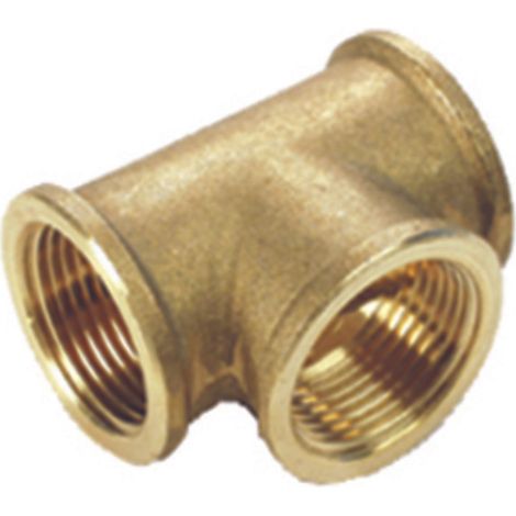 IDRAULICA-TEE 130 OTTONE GIALLO D 3/8 Q.TA 10