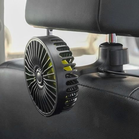 Universeller Autolüfter für die Kopfstütze der Rücksitzlehne, 3 Geschwindigkeitsstufen, 5V USB-Lüfter mit Schalter (1/4)