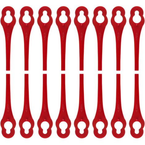 Lot de 100 lames de rechange en plastique pour LIDL Florabest Edger - Longueur 8,3 cm (1/5)