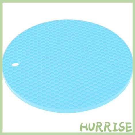 HURRISE Napperon de Table Coussin Isolant Sets De Table Sets De Table En Silicone Set De Table electromenager accessoires Gris Bleu (1/4)