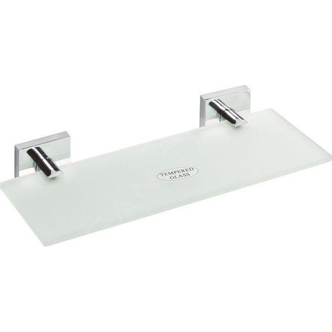 Sapho X-SQUARE - Tablette murale, longeur 300 mm, verre/chrome XQ602