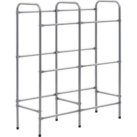 Estantería para 6 cajas 96 x 33 x 116 cm acero plateado 020000643