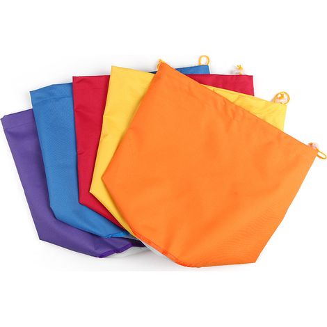 Eosnow 5pcs/Set 5 Gallonen Filterbeutel Bubble Kit Set von 5 pcs Mikron -Kordelstring -Säcken Extraktion mit Pressebildschriften und Tragen