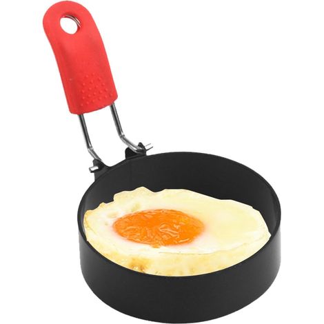Molde redondo para tortillas con forma de anillo para cocinar huevos. (1/5)