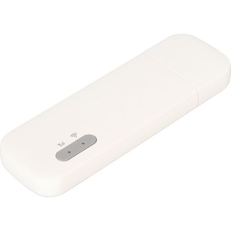 Routeur mobile 4G USB WiFi pour 10 appareils, avec emplacement pour carte Micro SIM, couleur blanche. (1/4)