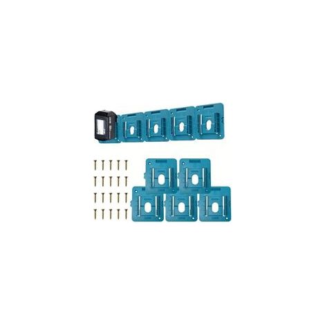 Support mural pour batterie Makita 18V Bosch (lot de 5), compatible avec les modèles BL1850/1840/1830 (batteries non incluses). (1/5)