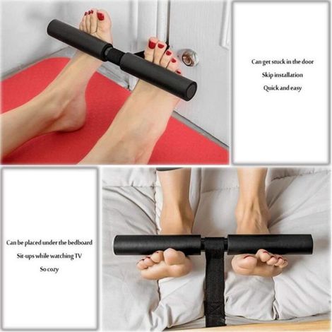 Appareil portable pour exercices abdominaux, barre abdominale pour hommes et femmes, à domicile ou voyage (1/4)