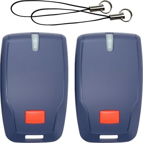 2 Pièces Télécommande de porte de garage pour 2 B RCB, 433 MHz Télécommande de remplacement pour porte de garage, Compatible avec Les Portes de Garage (1/5)