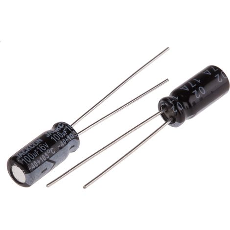 Condensateur RS PRO 100µF, 16V c.c.
