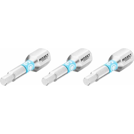 Bit 2204N-3/3 1/4 Zoll (6,3 mm) Sechskant massiv Innen Sechskant Profil 3-teilig SW 3 mm (1/5)