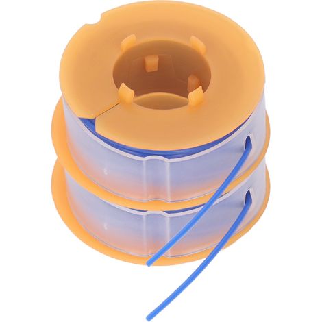 Lot de 2 bobines de fil de coupe en nylon pour tondeuse à gazon, accessoires de rechange compatibles avec BOSCH ART 30 et ART 30FA (bleu). (1/5)