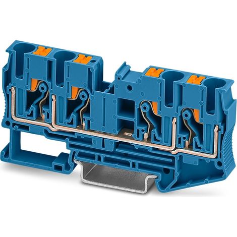 Connecteur traversant bleu PT 6-quattro BU