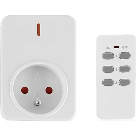Accueil Salon Smart Socket Télécommande sans fil Smart Home Socket-10A, 230V / 50HZ, 2300W, 1pc (1/3)
