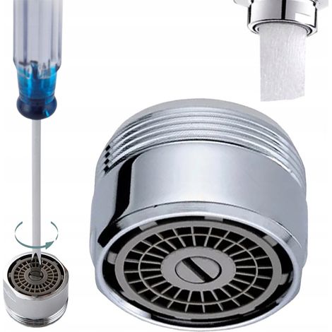 M24x1 Strahlregler für Wasserhähne mit einstellbarem Durchfluss von 2-8 l/min (1/5)