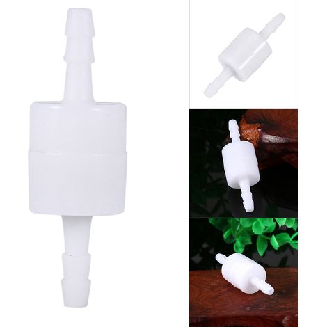 Clapet anti-retour en ligne de 4 mm pour carburant, huile, eau, gaz, air. Unidirectionnel et durable.